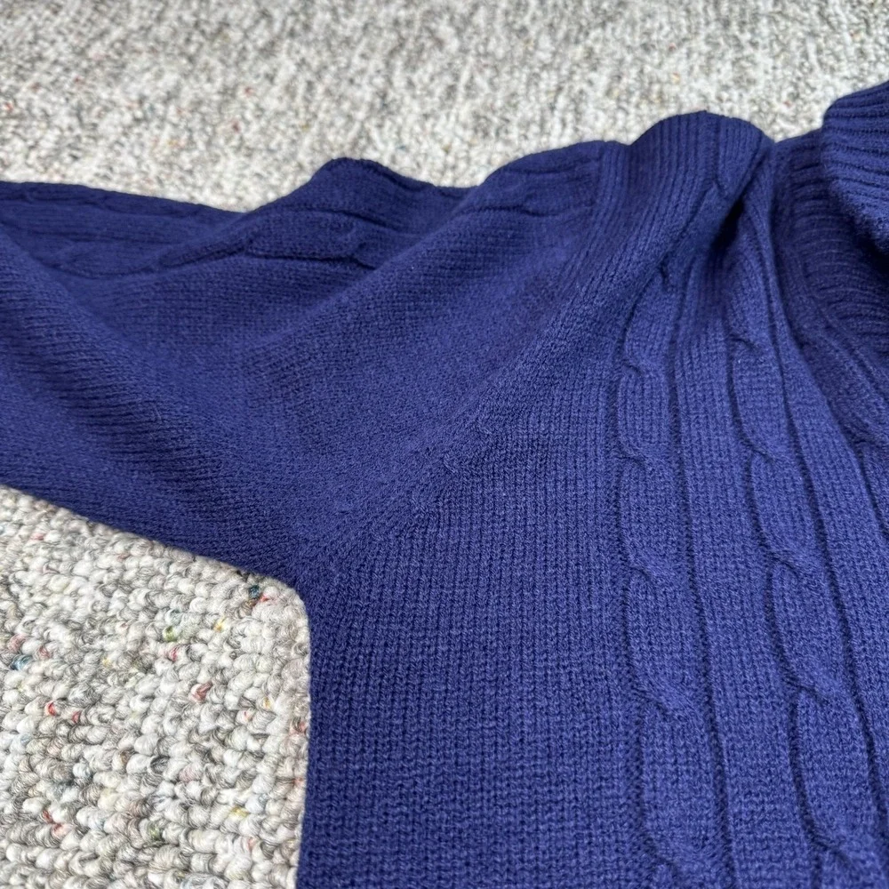 Vintage McGregor Sweater Mens Medium Knit Cardigan 80s 90s Grandpa Preppy Blue